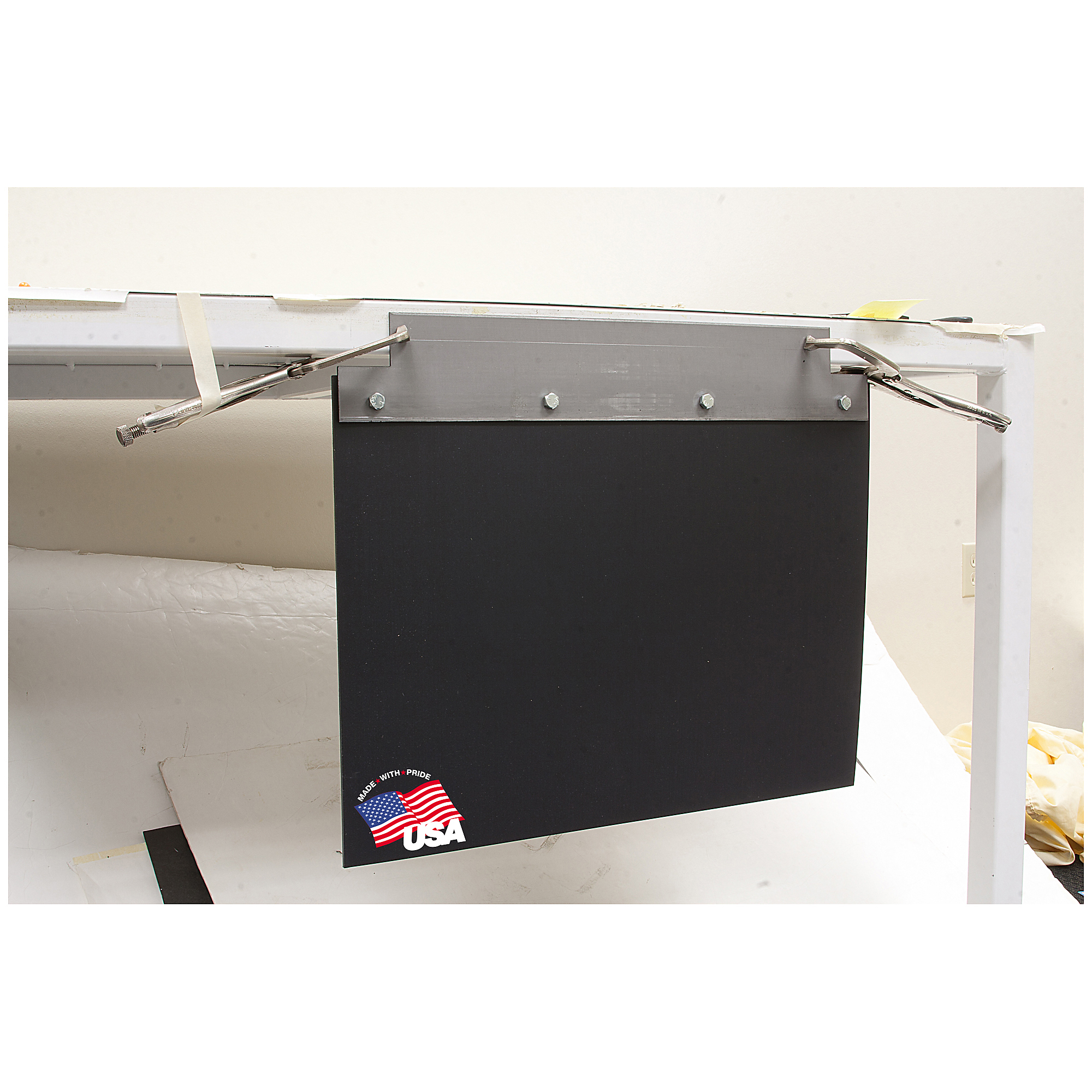Buyers Products, Mud Flap and Splash Guard Mounting Plate, Length 23.75 in, Included (qty.) Pair, Material Carbon Steel, Model# MFBH2375F
